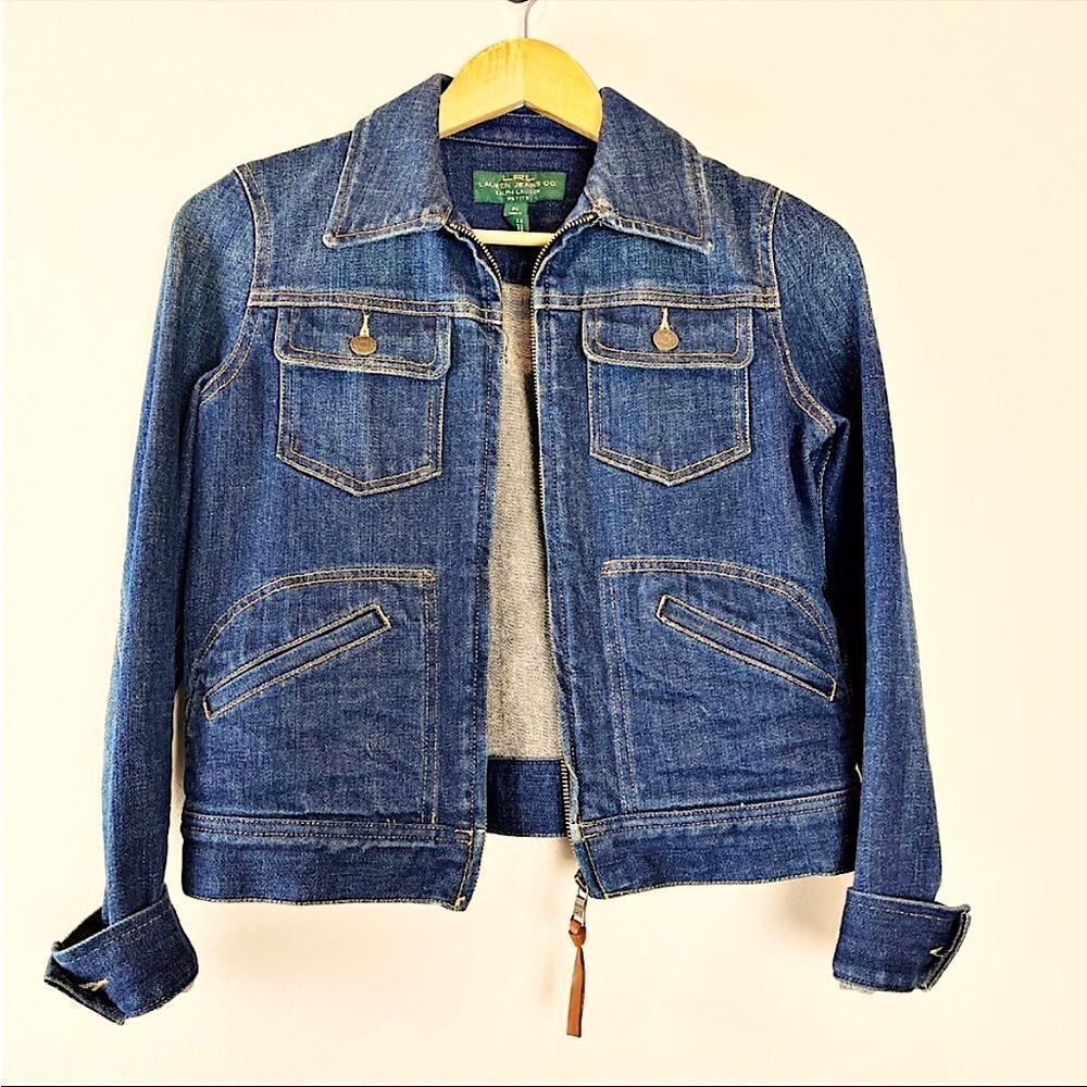 EUC Ralph Lauren Jean Company Jean Jacket Petite Sz. XSmall